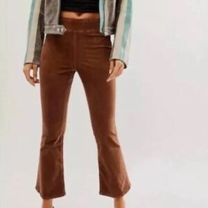 Free People Brown Cropped Pants